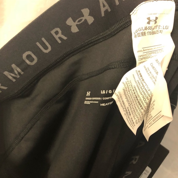 Under Armour Women UA HeatGear Capri Leggings Blk - Picture 4 of 4